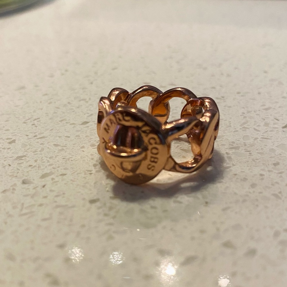Marc Jacobs Signature Chain Ring Size 6.5